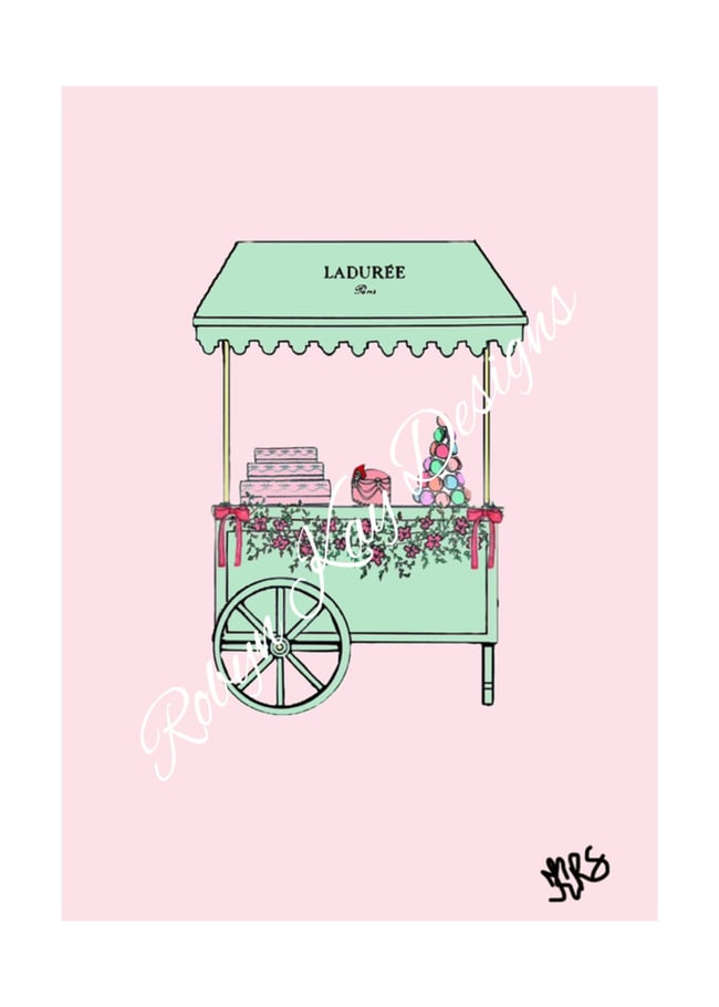 Ladurée Art Print-Original Art