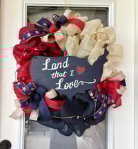 Image 2 of Rustic Patriotic Wreath