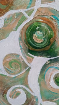 Image 3 of 'The Bush Sprites' 1/1 Original mixed media on canvas