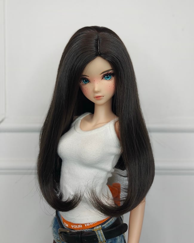 Natural Black Mid Length Swoop