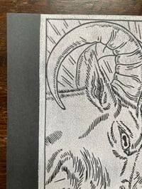 Image 2 of 'The Devil' Blockprint