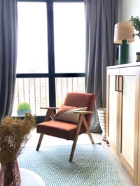 Image 7 of Fauteuil KOMPAS terracota