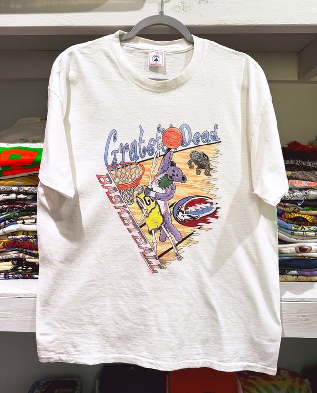 Grateful Dead 1996 ‘GD Basketball’ T-Shirt - Size L