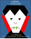 Vlad the Vegan Vampire 8" x 10" Quilt Block Pattern PDF