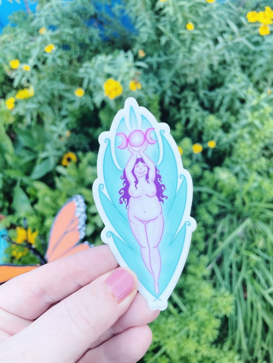 Image of Moon Goddess Sticker