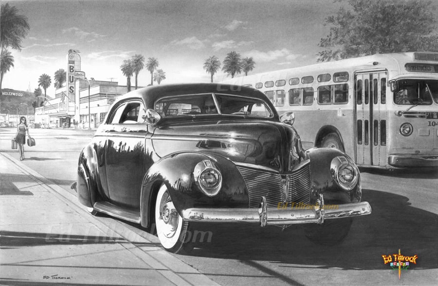 Image of "Bus Stop" 11x17 print