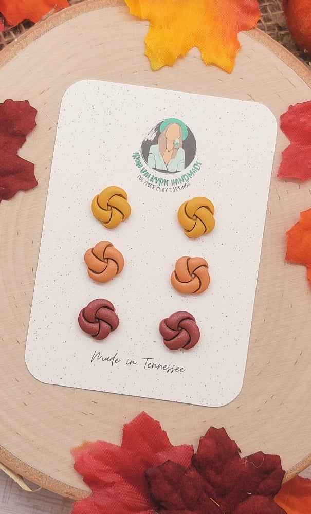 Image of Autumn Knot Stud Pack