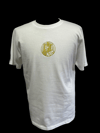 White / Gold Castle Embroidered T-shirt