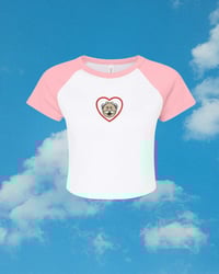 Image 3 of Simi Love Baby Tee - Summer Micro Embroidered Top