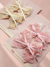Image 3 of Spring Collection - Gingham Pigtail Sets