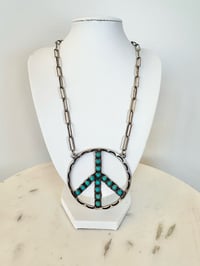 Image 2 of Silver Peace Necklace