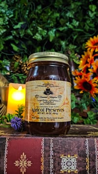 Image 1 of 👑The Armored Kingdom Apricot Jam Preserves 16oz Gourmet Sweet & Tangy Harmony Royal Delight