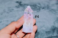 Image 4 of Aura Crackle Clear Quartz Towers