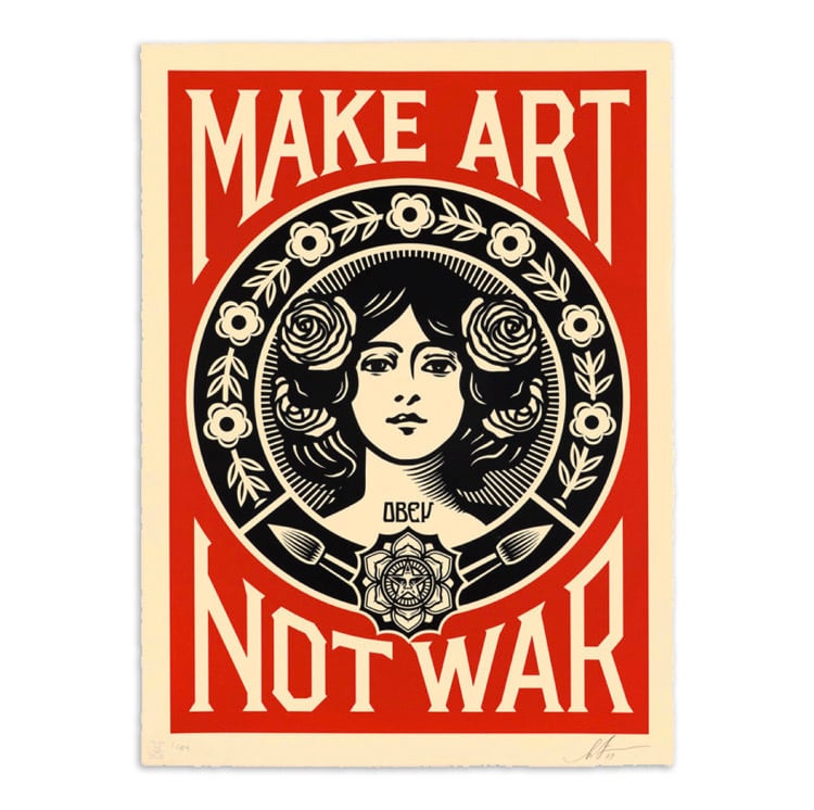 Image of Shepard Fairey OBEY - Make Art Not War