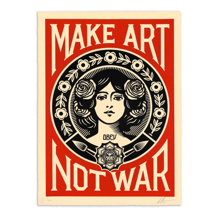 Image of Shepard Fairey OBEY - Make Art Not War