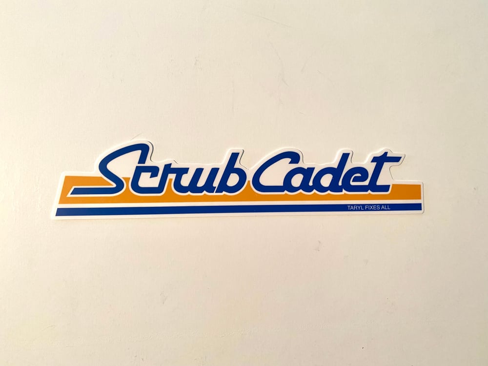 Scrub Cadet Stickers!! 