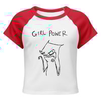 Image 24 of Women’s micro rib raglan baby tee