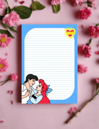 Image 3 of Ariel & Eric Notepad