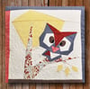 Peeping Owl 12" x 12" Quilt Block Pattern PDF