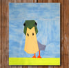 Peeping Duck 8" x 10" Quilt Block Pattern PDF