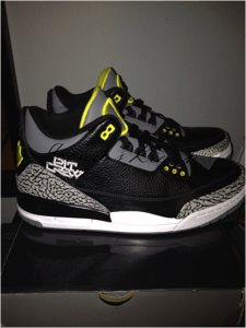 Image of jordan 3 Oregon "Pit Crew"