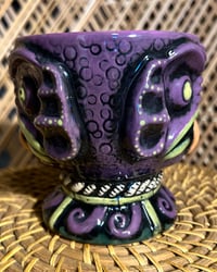 Image 3 of “Punga’s Creature” Purple Glaze - Ready to Ship - Free Shipping