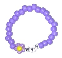 Flower Initials Custom Bracelet