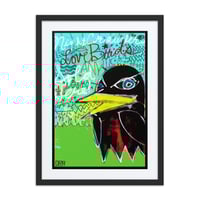 Love Birds Nightcrawlers.  18" x 24" Framed poster