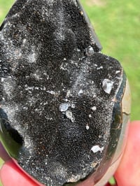 Image 11 of Septarian Nodule Polished Freeform With Calcite Inclusions| Madagascar #2894