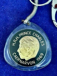 Image 3 of 1969 Prince Charles Investiture Keychain – Now King Charles III 🇬🇧