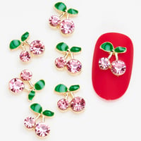 Image 2 of PINK CHERRY NAIL CHARMS