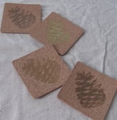 Image of Pinecone Coaster Set