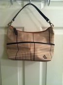 Image of Ralph Lauren Plaid Makeup Bag/Small Tote