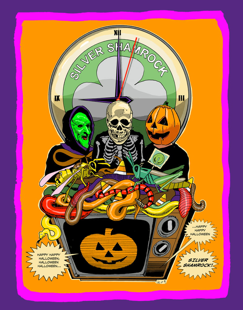 Image of Happy Happy Halloween! Limited Edition 11x14 Semigloss Print