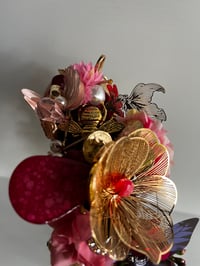 Image 4 of Bejeweled burgundy trinket headband SOLD