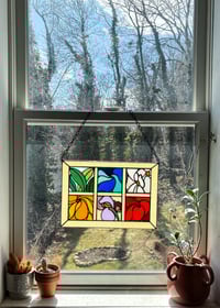 Image 5 of flowers in the window (14 x 10 in)