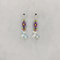 Image 2 of Iridescent Balloon Animal Earrings