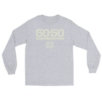 Image 1 of LOVE DC GOGO "GO-50" 50 YEARS (Anniversary Mark) Gray Men’s Long Sleeve Shirt