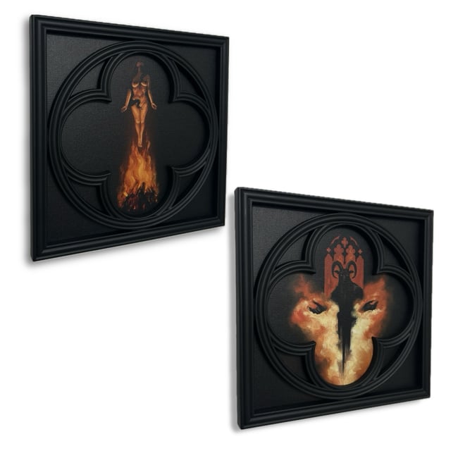 Ready to Ship // 9x9 Gothic Medieval Frames - Single or Set
