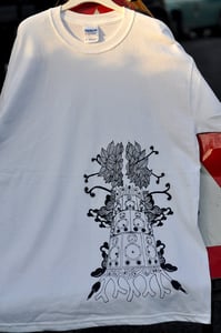 Image of Fat Forest's Drop Tee Shirt- White