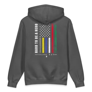 Image of Hard to be a Hero Heavyweight Hooded Sweatshirt