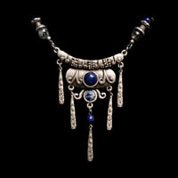 Image 2 of LAPIS LAZULI CRYSTAL AMULET 
