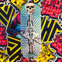 Image 1 of 34mm Street (KING) "Warrior's Chains" Real Wear Graphic