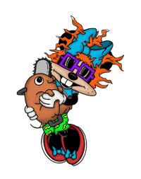 Minnie Chuck Sticker