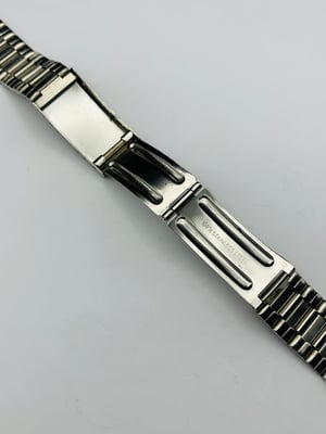 Image of Rare 1970's heavy duty Ricoh stainless steel watch strap,New Old Stock,mint,17.5mm