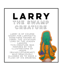 Image 3 of larry the swamp creature 