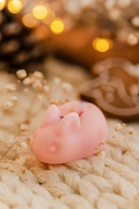 Frosted Cranberry Winter Botanical Bunny 