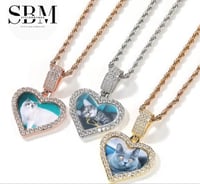 Image 1 of Small Heart picture pendant- Kid Friendly