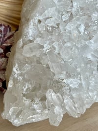 Image 8 of Large Double Sided Clear Quartz Points Cluster Statement Piece #2053