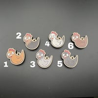 Image 3 of Chicken! Wooden Phone Charm